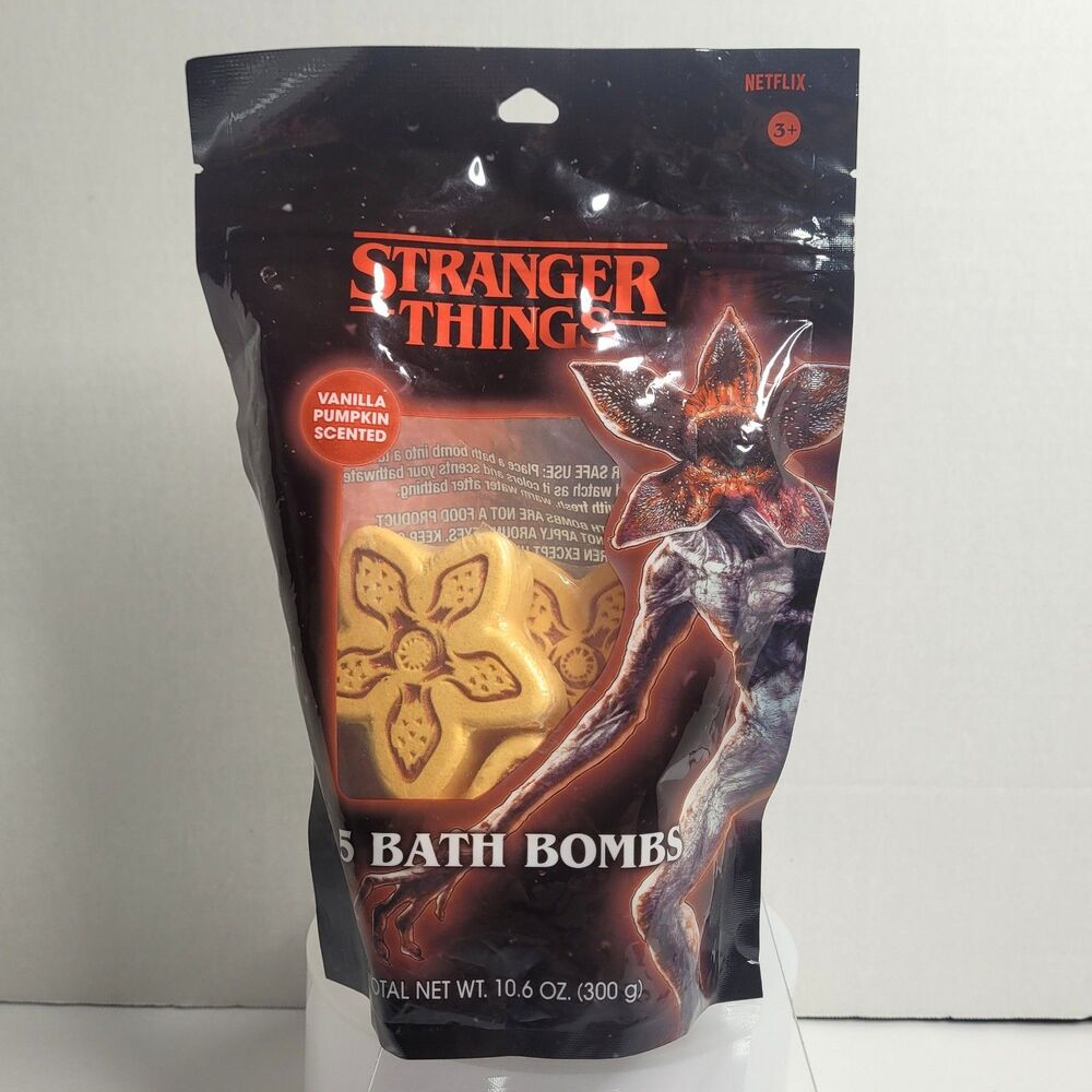 Stranger Things Demogorgon Bath Bombs Vanilla Pumpkin Scent